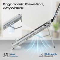 Promate FoldiX six adjustable working angles detail