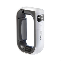 Promate InstaScale-50 White comfort-grip digital luggage scale - main view