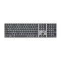 كيبورد لاسلكي نحيف بأحرف عربية وثلاثة أوضاع | Promate ProKeys-X2 Full-Size Triple-Mode Slim Wireless Keyboard - EN/AR