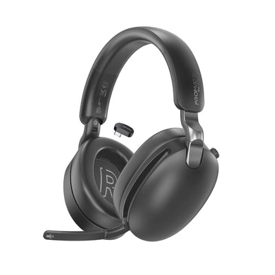 Promate Serene-2 Hybrid ANC Over-Ear Headphones 1000mAh Black-Front