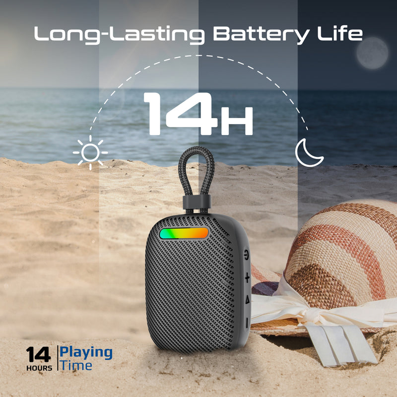 Promate Tingz CrystalSound Wireless Speaker 7W 1800mAh Black-Controls