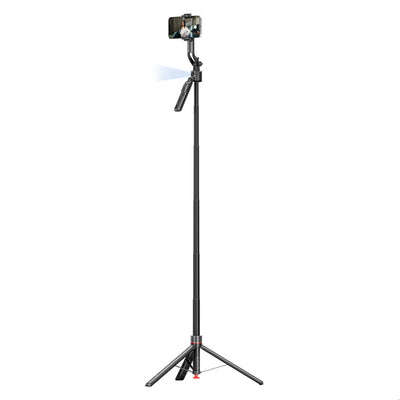 Promate TriPop-Ai 360 AI face tracking selfie stick with auto-pop tripod - main view