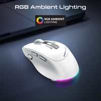 Promate Blix-3M White mouse multi-device buttons