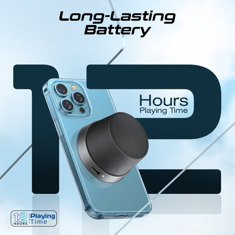 Promate Punch Black portable speaker lifestyle view