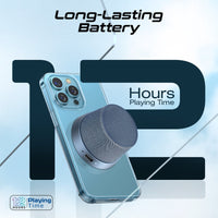 Promate Punch Navy portable speaker lifestyle view