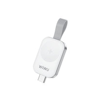 شاحن ويوو M16 برو مغناطيسي محمول لساعة ابل - ابيض | WiWU M16 Pro Portable Magnetic Wireless Watch Charger – White