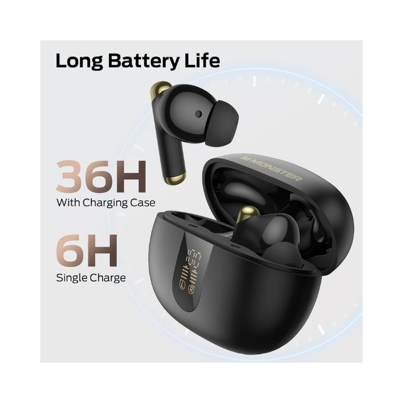 Monster N-Lite 211 Wireless Earbuds | سماعات مونستر N-Lite 211 اللاسلكية