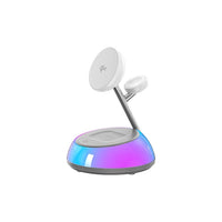 شاحن لاسلكي ويوو أورورا Wi-W036 Qi2 3في1 بقدرة 22.5 واط | WiWU Aurora Qi2 3 in 1 Wireless Charger Wi-W036 22.5W Fast Charging
