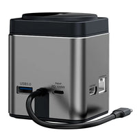 دوكينج ستيشن ويوو Wi-W025 9في1 مع شحن لاسلكي 15W وPD 100W | WiWU 9 in 1 Docking Station Wi-W025 with 15W Wireless Charging & PD 100W