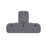 موزّع طاقة راف باور بقدرة شحن 45 واط مع 3 مقابس كهربائية و2 منفذ تايب سي | RAVPower PD 45W Power Outlet Extender with 3 AC Outlets & 2 USB-C Ports