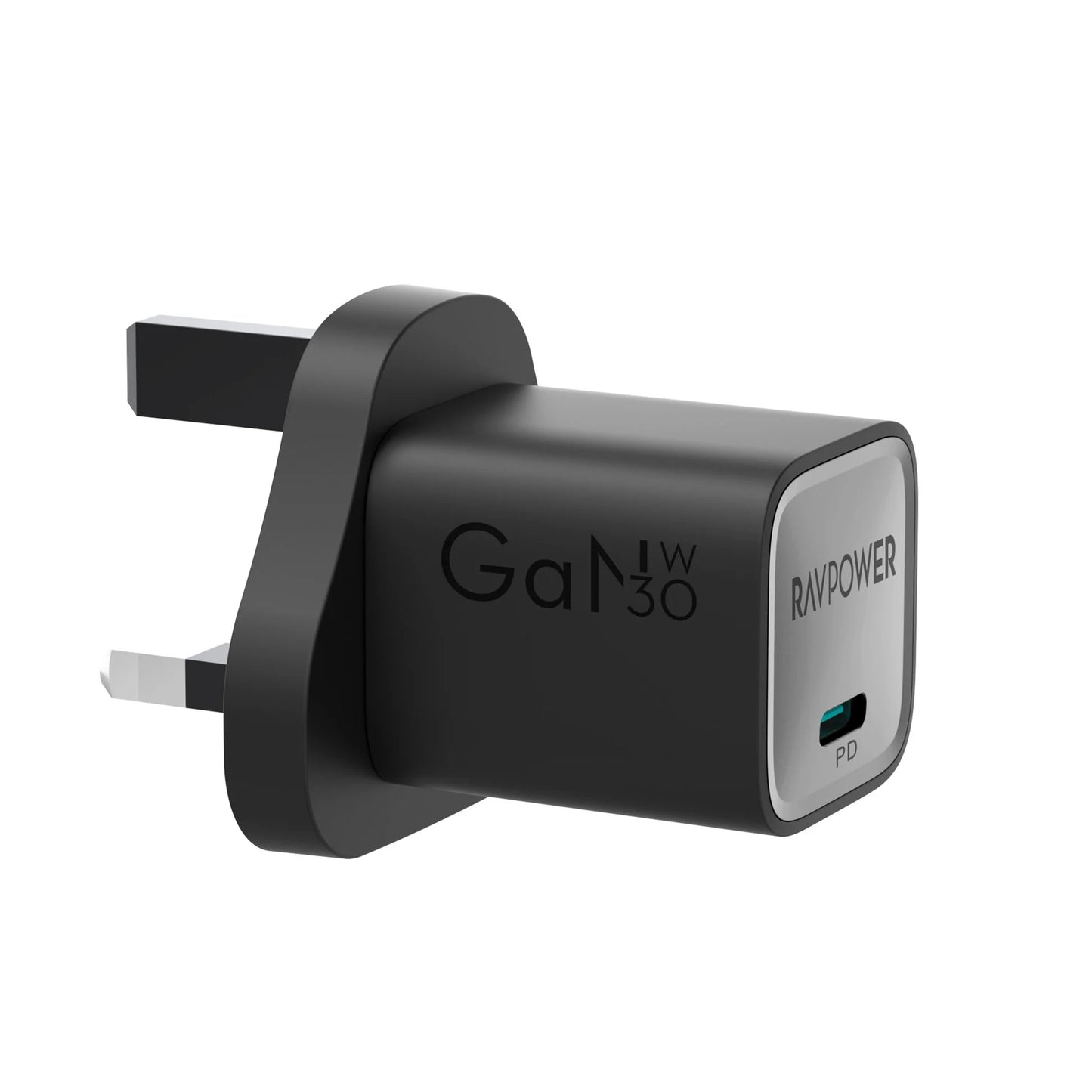 Şarjêra Dîwêr a RAVPower PC1056 GaN Tech PD USB-C - Reş