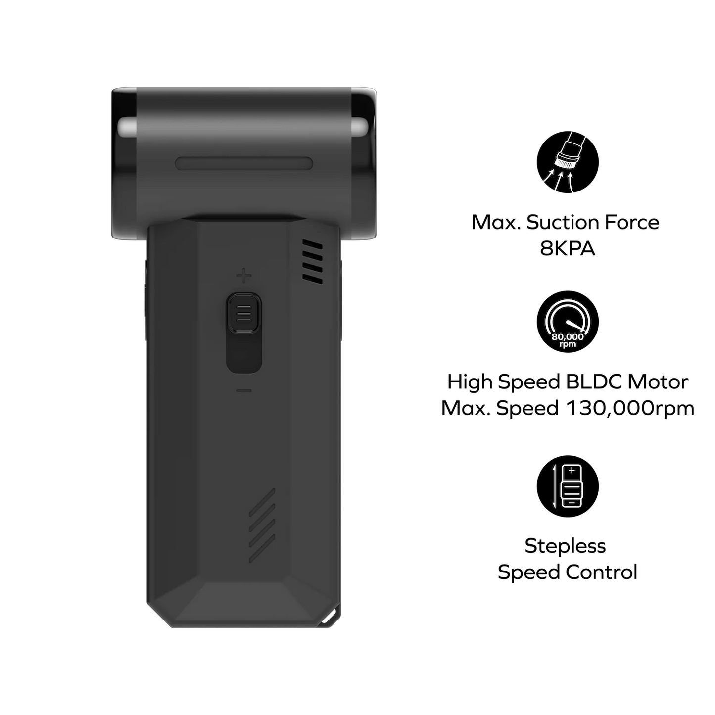 مروحة ومكنسة موماكس Airo 1 متعددة الاستخدامات عالية السرعة مع وظيفة التنظيف | Momax 1° Airo Multi-Use Turbo High-Speed Fan & Cleaner, 2-in-1 Air Duster and Vacuum