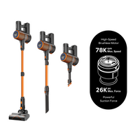 Momax 1-Home Vacuum RO7 Cordless Vacuum Cleaner Black & Orange - Features