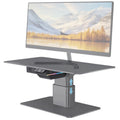 حامل شاشة ولابتوب موتوري بهَب USB مدمج | Promate Raizer Motorized Ergonomic Monitor &amp; Laptop Stand