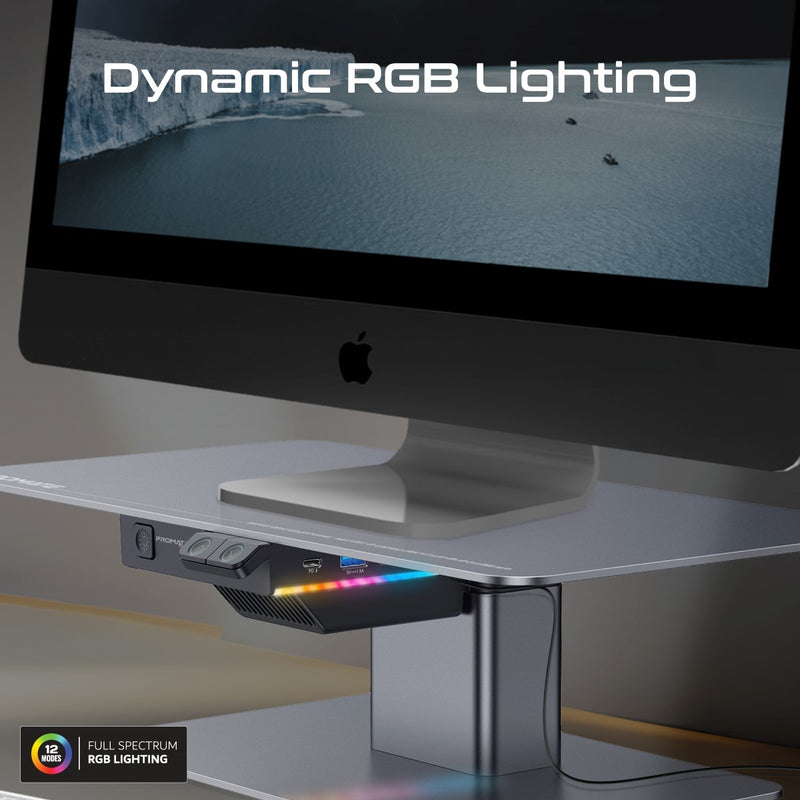 Promate Raizer built-in USB hub ports detail