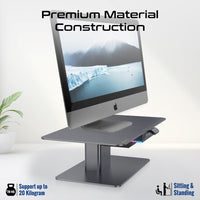 Promate Raizer aluminium build and motorized lift detail