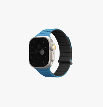 UNIQ Revix Evo reversible Apple Watch band Pacific Blue Black
