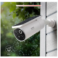 Baseus Security S1 Pro Outdoor Dual Camera 3K 2-Cam Kit White UK | نظام كاميرات بيسوس سيكيورتي اس 1 برو خارجية مزدوجة 3K أبيض