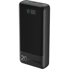 باور بانك راف باور RP-PB1238 بسعة 20,000 مللي امبير وبقدرة شحن 20 واط - اسود | RAVPower RP-PB1238 PD Pioneer 20000mAh 20W Power Bank – Black