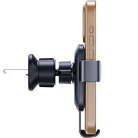 Baseus Metal Age Go Gravity Car Mount Air Outlet Black | حامل سيارة بيسوس Metal Age Go جرافيتي للمكيف أسود