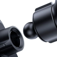 Baseus Metal Age Go Gravity Car Mount Air Outlet Black | حامل سيارة بيسوس Metal Age Go جرافيتي للمكيف أسود