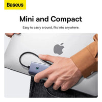 Baseus UltraJoy 5-Port HUB Space Grey - هاب بيسوس الترا جوي 5 منافذ رمادي