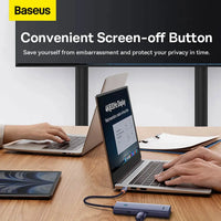 Baseus UltraJoy 5-Port HUB Space Grey - هاب بيسوس الترا جوي 5 منافذ رمادي