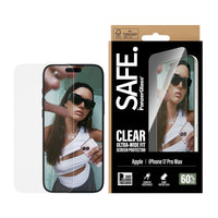 بانزر جلاس حماية شاشة شفافة لهاتف iPhone 18 Pro Max / iPhone 17 Pro Max | SAFE. by PanzerGlass Screen Protector iPhone 18 Pro Max | 17 Pro Max | Ultra-Wide Fit with EasyAligner