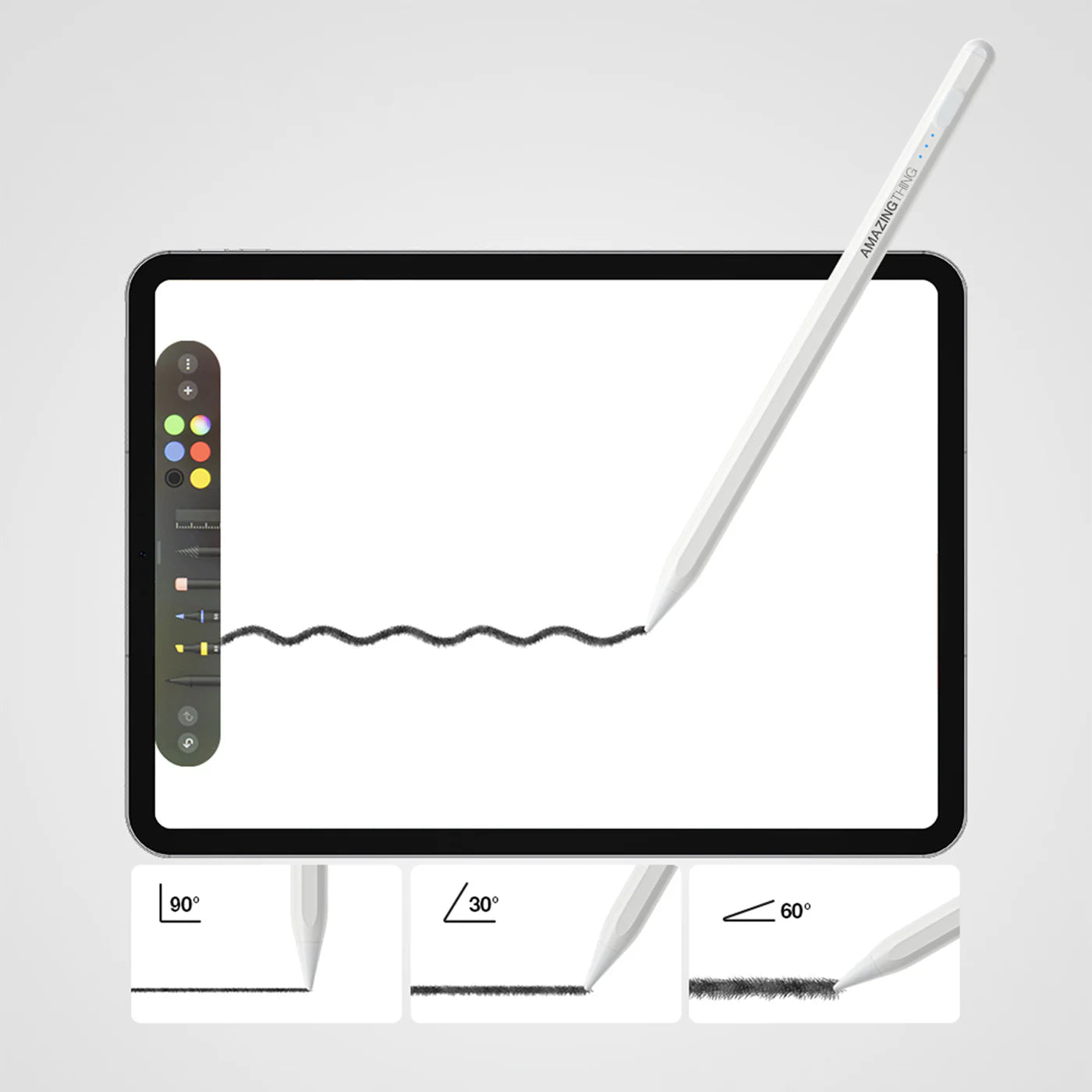AMAZINGTHING SketchPen Pro Stylusa Dîjîtal - Qelema Dîjîtal a Dereng ji bo Xêzkirin û Nivîsandinê