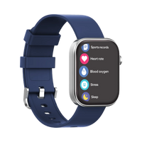 Momax 1-Wear+ Pro SW3S Smart Watch Dark Blue - Side