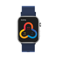Momax 1-Wear+ Pro SW3S Smart Watch Dark Blue - Angle