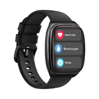 Momax 1-Wear Curvex SW5S Smart Watch Black - Side