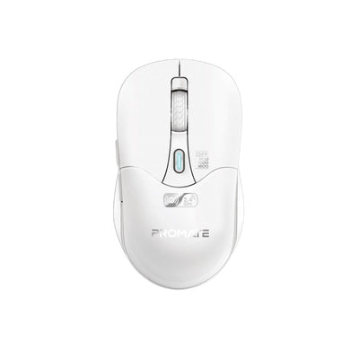 Promate Samo White dual-mode wireless mouse - main view