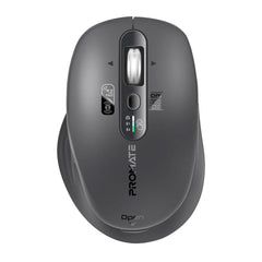 Promate SamoTri Black tri-connect wireless mouse - main view