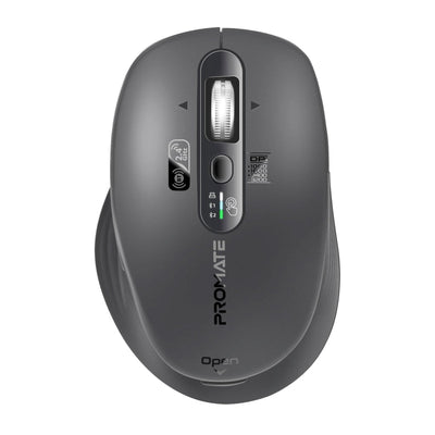 Promate SamoTri Black tri-connect wireless mouse - main view