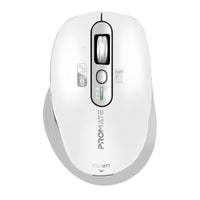 Promate SamoTri White tri-connect wireless mouse - main view