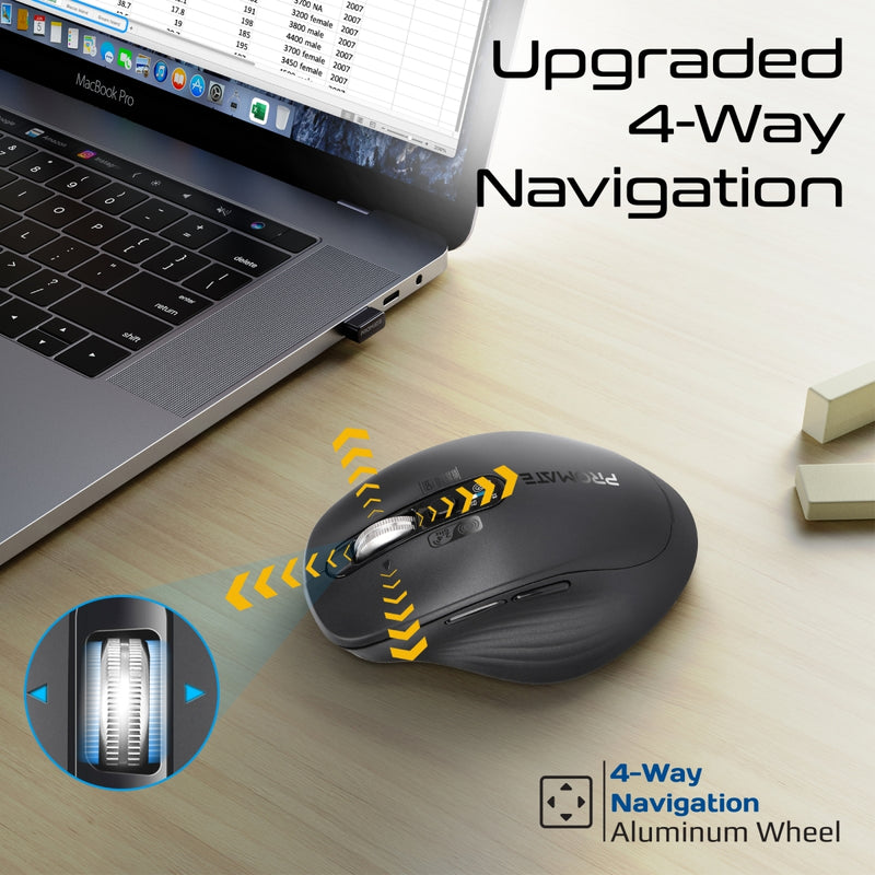 Promate SamoTri Black multi-device connectivity