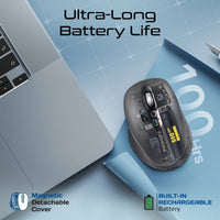 Promate SamoTri Black USB-C charging detail