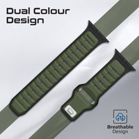 Promate SiliBand-DC إبزيم ستانلس ستيل مقاوم للصدأ - أخضر ميدنايت