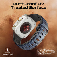 Promate SiliBand-DC تصميم بلونين بسطح معالج ضد UV - أزرق