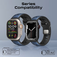 Promate SiliBand-DC متوافق مع كل مقاسات ساعة آبل - أزرق