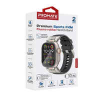 Promate SilicaBand-Pro سوار رياضي أثناء الاستخدام - أسود
