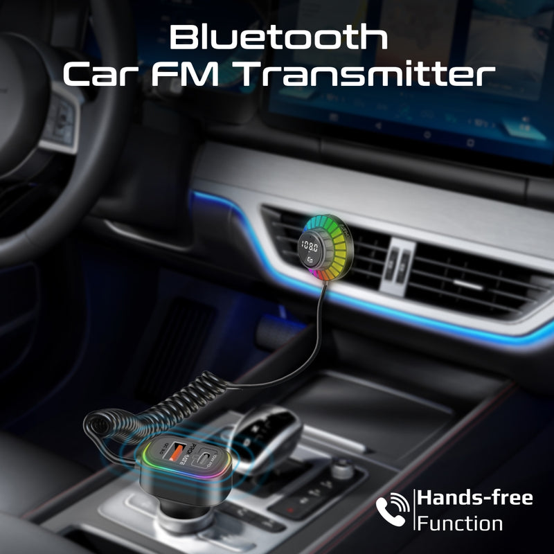 Promate SmarTune-EXT FM transmitter controller and RGB lighting