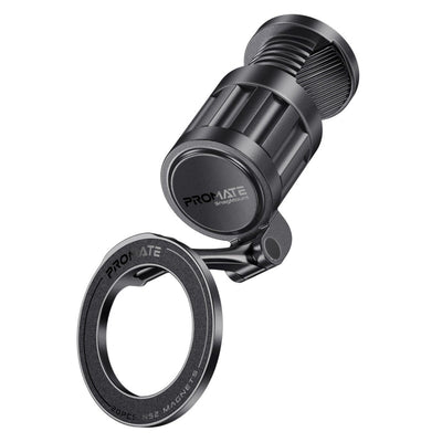Promate SnagMount 360 rotating magnetic smartphone grip-on mount - main view