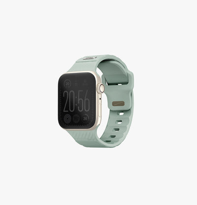 UNIQ Stride FKM sport Apple Watch band Iceplant Green