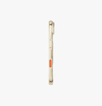 UNIQ Swivix rotating kickstand case for iPhone Air Taupe Gold - side profile