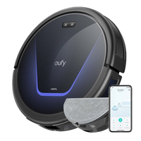 مكنسة روبوت انكر يوفي G50 هايبرد مع مسح وقوة شفط 4000 باسكال - أسود | Anker Eufy G50 Hybrid Robot Vacuum and Mop 4000Pa - Black