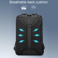 حقيبة ظهر بانجي للسفر والاعمال مقاومة للماء | BANGE Men’s Outdoor & Business Travel Laptop Backpack