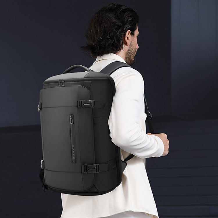 حقيبة ظهر بانجي للسفر بسعة كبيرة - اسود | BANGE Travel Backpack – Black