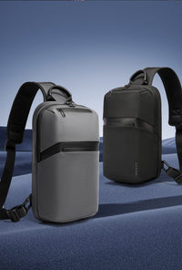 BANGE Multi-functional Men's Oxford Crossbody Anti-theft Shoulder Chest Bag with USB Port | حقيبة كتف رجالية من بانجي متعددة الاستعمالات ومقاومة للماء, مع منفذ يو اس بي